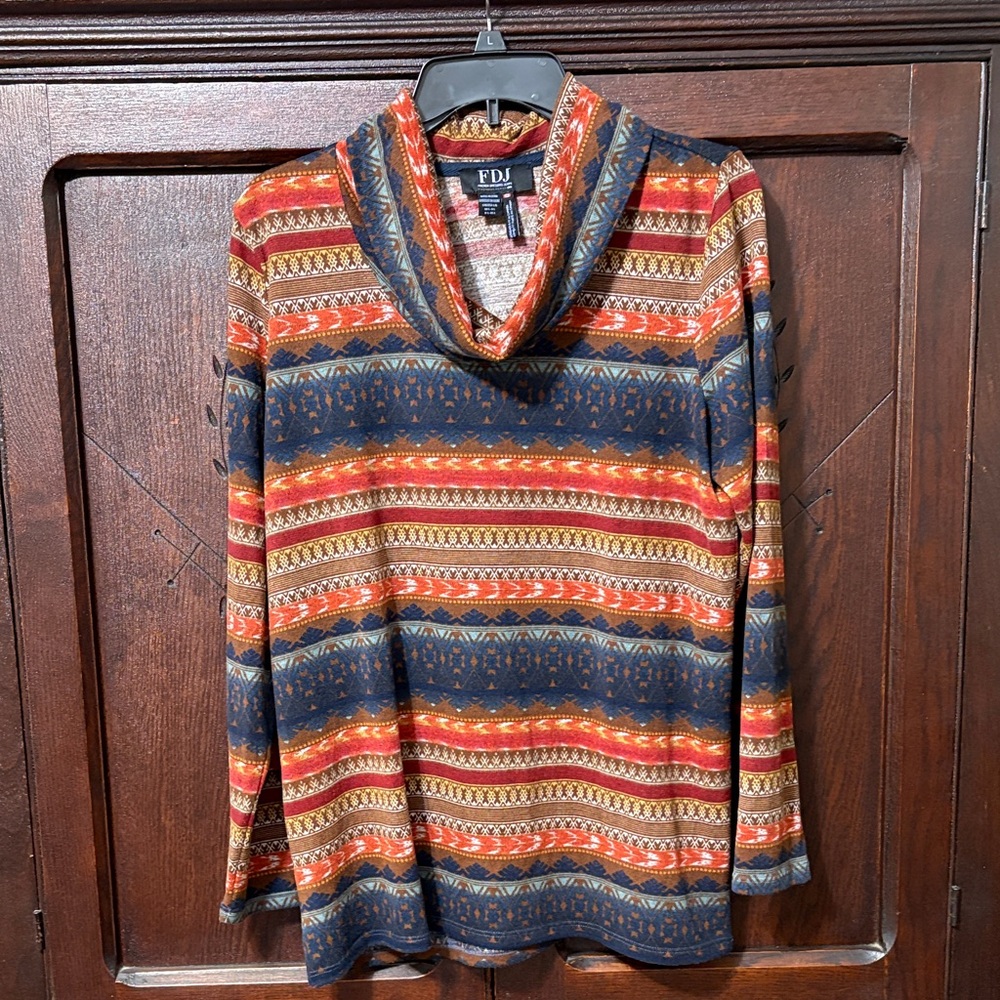 FDJ Multicolor Long Sleeve Women's Lightweight Sweater